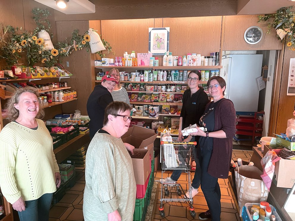 Spring cleaning in the Hornberg food bank