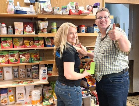 Donations of hygiene articles for the Tafelladen Hornberg