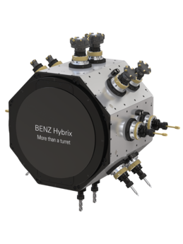 BENZ Hybrix S-2: two-row, star-shaped tool carrier system with automatic tool change