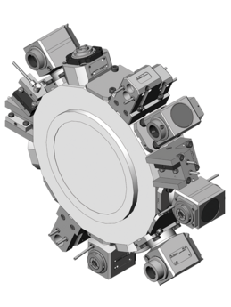 Tooling systems for lathes: driven tools OKUMA