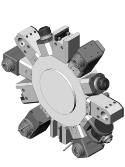 Tooling systems for lathes: driven tools TAKAMAZ